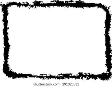 Grunge frame - abstract texture. Stock vector design template - easy to use