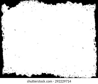 Grunge frame - abstract texture. Stock vector design template.