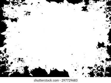 Grunge frame - abstract texture. Stock vector design template - easy to use