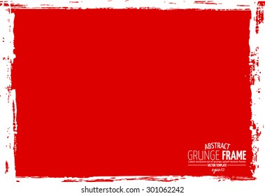 Grunge frame - abstract texture. Stock vector design template - easy to use