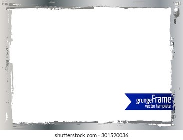 Grunge frame - abstract texture. Stock vector design template - easy to use