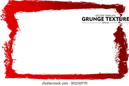 Grunge frame - abstract texture. Stock vector design template - easy to use