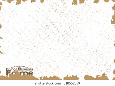 Grunge frame - abstract texture. Stock vector design template - easy to use 