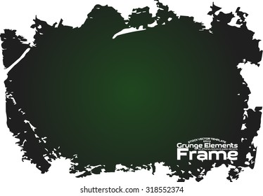 Grunge frame - abstract texture. Stock vector design template - easy to use 