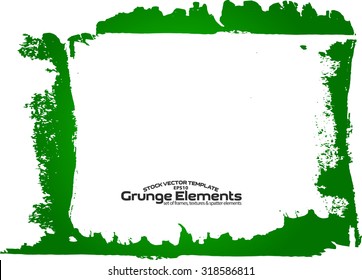 Grunge frame - abstract texture. Stock vector design template - easy to use