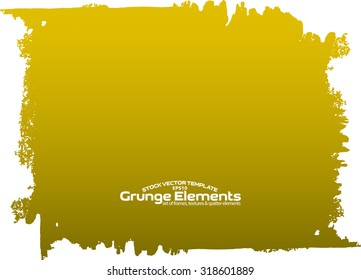 Grunge frame - abstract texture. Stock vector design template - easy to use