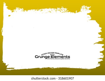 Grunge frame - abstract texture. Stock vector design template - easy to use