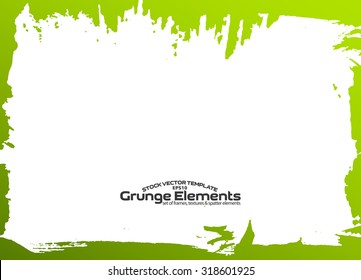 Grunge frame - abstract texture. Stock vector design template - easy to use