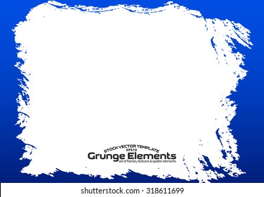 Grunge frame - abstract texture. Stock vector design template - easy to use