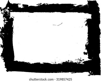 Grunge frame - abstract texture. Stock vector design template - easy to use
