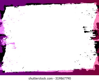 Grunge frame - abstract texture. Stock vector design template - easy to use