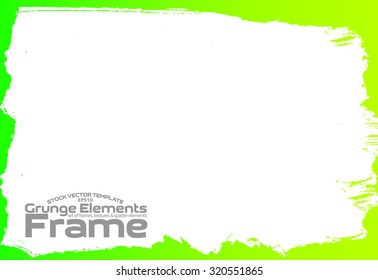 Grunge frame - abstract texture. Stock vector design template - easy to use