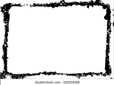 Grunge frame - abstract texture. Stock vector design template - easy to use
