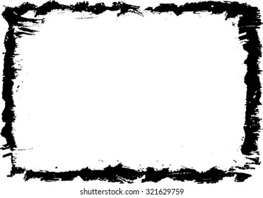 Grunge frame - abstract texture. Stock vector design template - easy to use