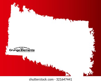 Grunge frame - abstract texture. Stock vector design template - easy to use
