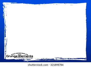 Grunge frame - abstract texture. Stock vector design template - easy to use