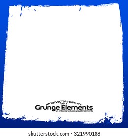 Grunge frame - abstract texture. Stock vector design template - easy to use