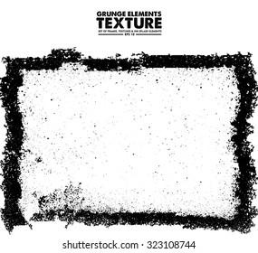 Grunge frame - abstract texture. Stock vector design template - easy to use
