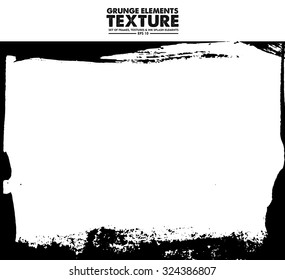 Grunge frame - abstract texture. Stock vector design template - easy to use

