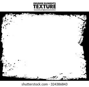 Grunge frame - abstract texture. Stock vector design template - easy to use
