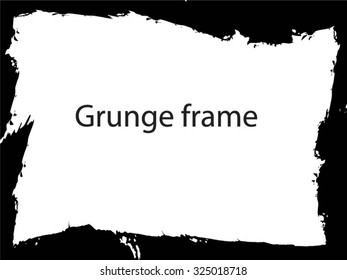 Grunge frame - abstract texture. Stock vector design template - easy to use