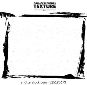 Grunge frame - abstract texture. Stock vector design template - easy to use