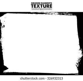 Grunge frame - abstract texture. Stock vector design template - easy to use