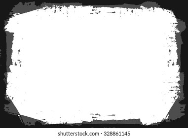 Grunge frame - abstract texture. Stock vector design template - easy to use