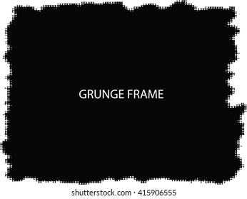 Grunge frame - abstract texture. Stock vector design template - easy to use