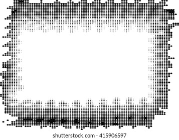 Grunge frame - abstract texture. Stock vector design template - easy to use