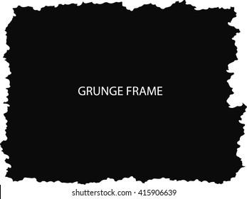 Grunge frame - abstract texture. Stock vector design template - easy to use