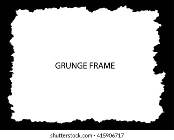 Grunge frame - abstract texture. Stock vector design template - easy to use