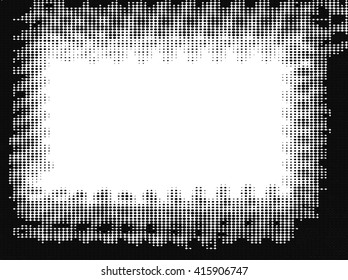 Grunge frame - abstract texture. Stock vector design template - easy to use