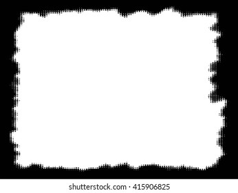 Grunge frame - abstract texture. Stock vector design template - easy to use