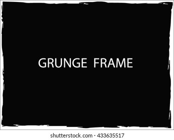Grunge frame - abstract texture. Stock vector design template - easy to use