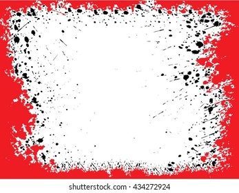 Grunge frame - abstract texture. Stock vector design template - easy to use