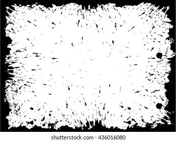 Grunge frame - abstract texture. Stock vector design template - easy to use