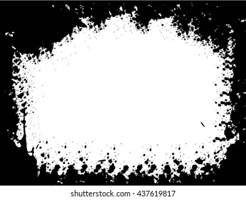 Grunge frame - abstract texture. Stock vector design template - easy to use