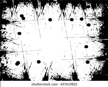 Grunge frame - abstract texture. Stock vector design template - easy to use