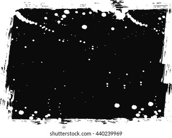 Grunge frame - abstract texture. Stock vector design template - easy to use