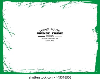 Grunge frame - abstract texture. Stock vector design template - easy to use