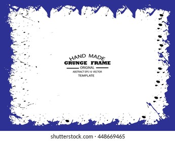 Grunge frame - abstract texture. Stock vector design template - easy to use