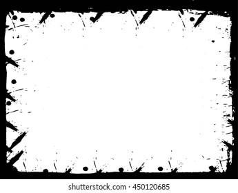 Grunge frame - abstract texture. Stock vector design template - easy to use