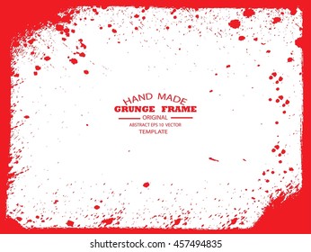 Grunge frame - abstract texture. Stock vector design template - easy to use