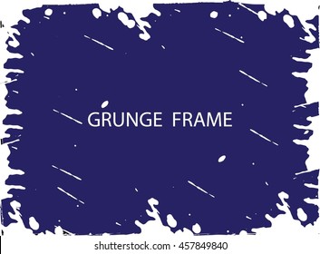 Grunge frame - abstract texture. Stock vector design template - easy to use 