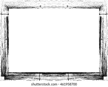 Grunge frame - abstract texture. Stock vector design template - easy to use