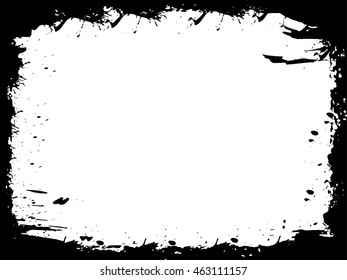 Grunge frame - abstract texture. Stock vector design template - easy to use