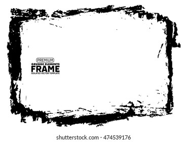 Grunge frame - abstract texture. Stock vector design template - easy to use
