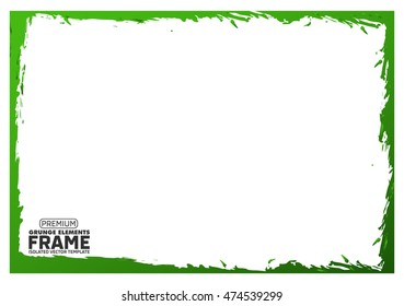 Grunge frame - abstract texture. Stock vector design template - easy to use
