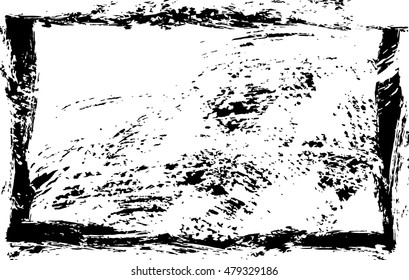 Grunge frame - abstract texture. Stock vector design template - easy to use
